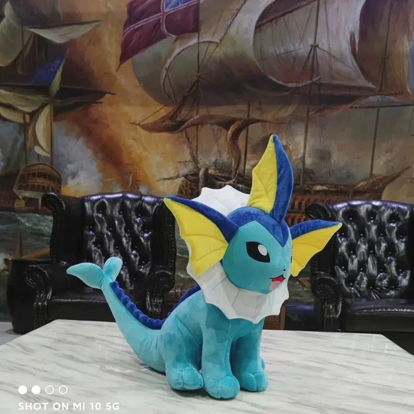 Vaporeon Plush Toy | Stuffed Animal Toy, Soft Cuddly Plush For Fans
