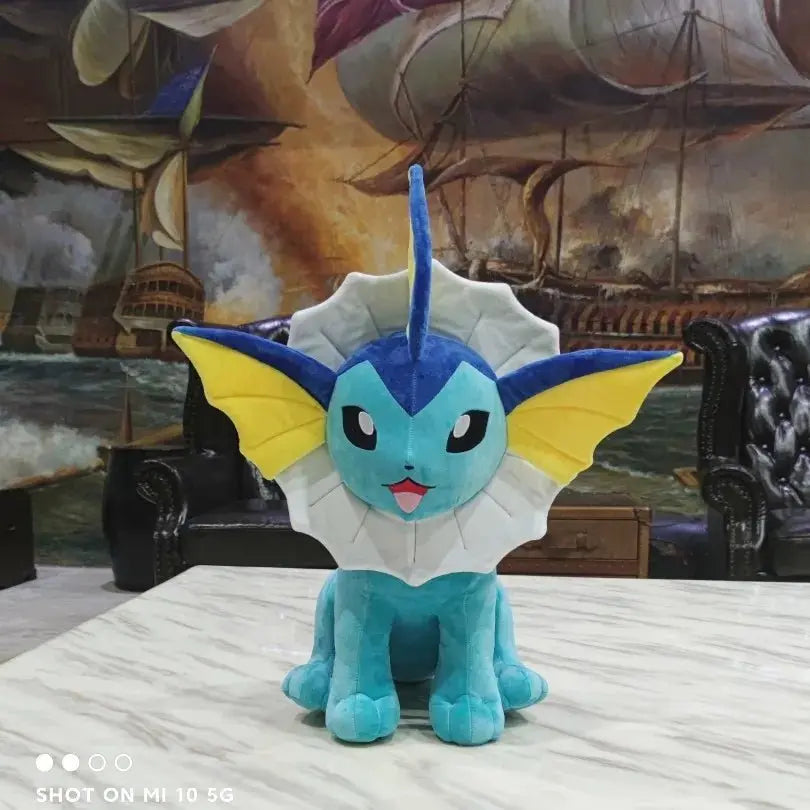 Vaporeon Plush Toy | Stuffed Animal Toy, Soft Cuddly Plush For Fans