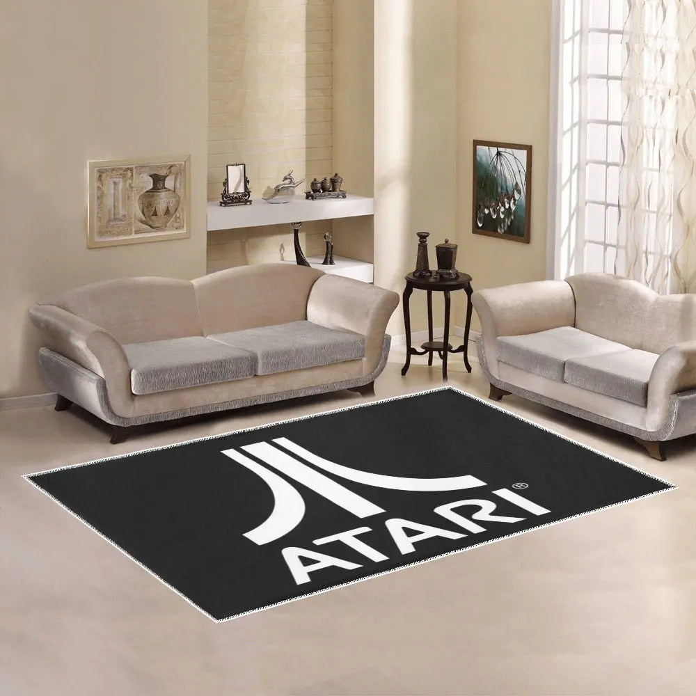 Arcade Game Rug – Classic Retro Game Carpet with Non Slip Backing, 84x60 Inches