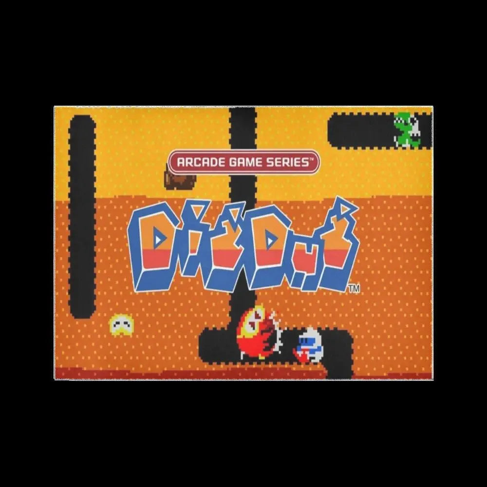 Arcade Game Rug – Classic Retro Game Carpet with Non Slip Backing, 84x60 Inches