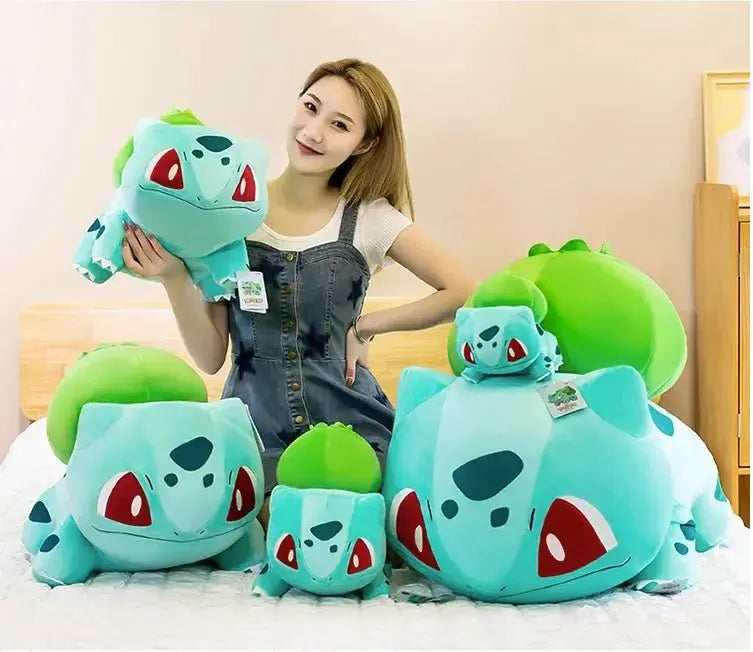 Bulbasaur Pokemon Plush – Soft Collectible Plushie Toy by Gapo Goods, 10 Inches