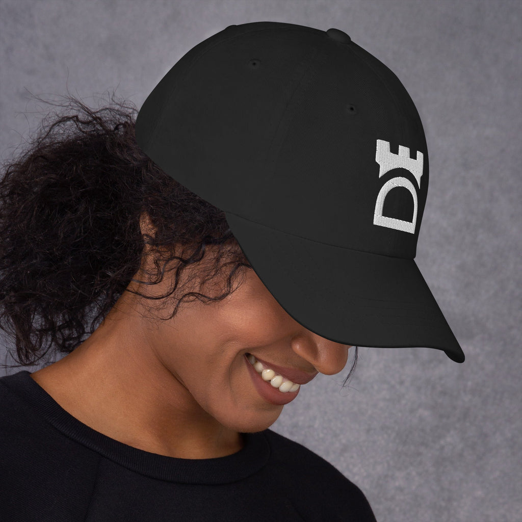 Dad Hats - Clash Embroidered Baseball Cap With Adjustable Strap & Curved Visor
