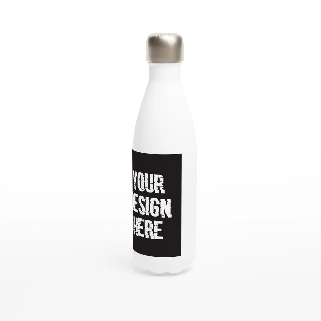 Stainless Steel Water Bottle - Custom 17oz Insulated Hydration Bottle With Leak Proof Cap