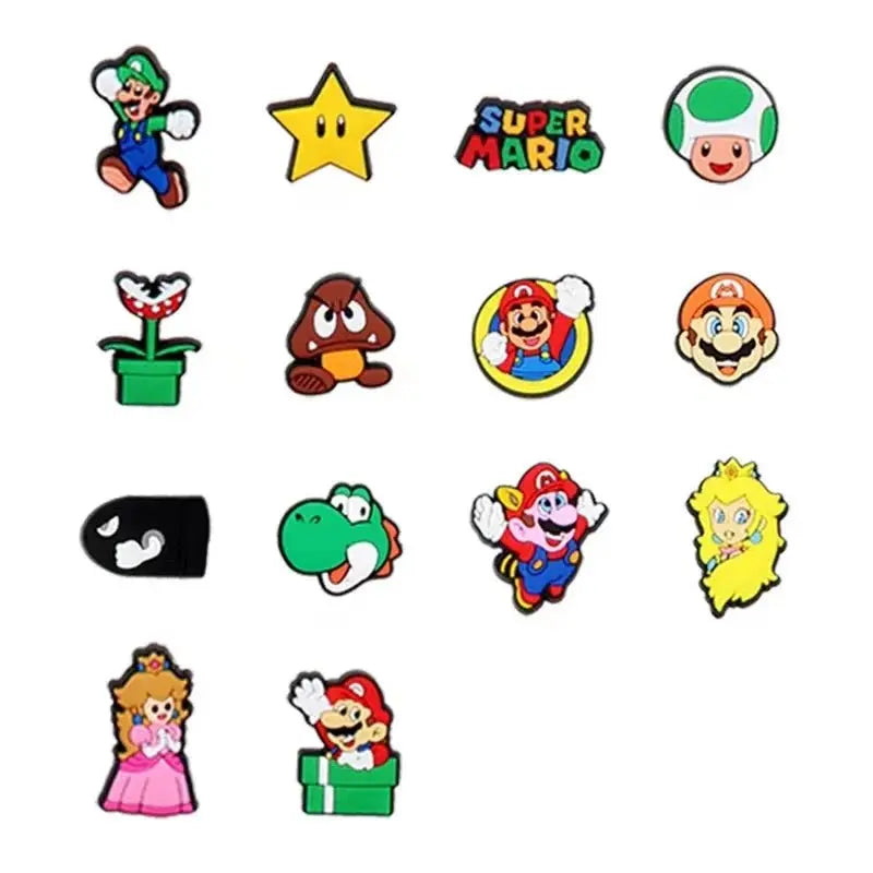 Cute Cartoon Game Character Shoe Charms - Perfect Sandal Accessories for Kids and Girls - Great for Parties and Gifts