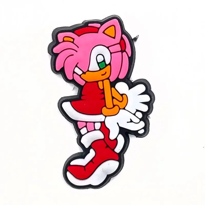 Cute Cartoon Game Character Shoe Charms - Perfect Sandal Accessories for Kids and Girls - Great for Parties and Gifts