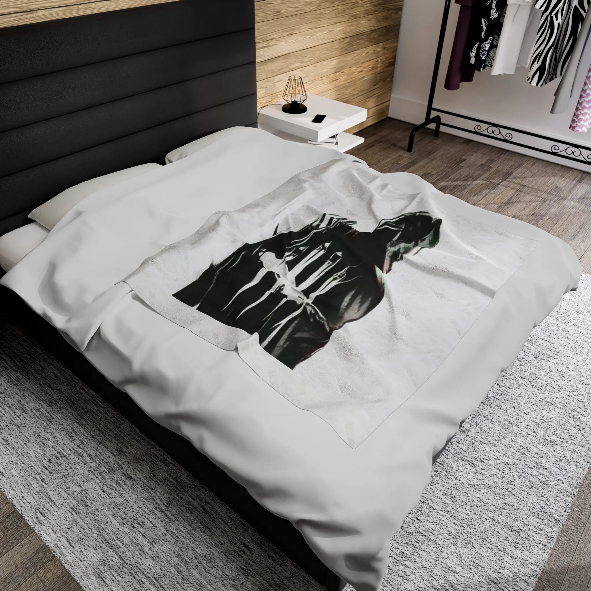 Velveteen Blanket – Plush Throw Cozy Fleece Blanket for Home Comfort