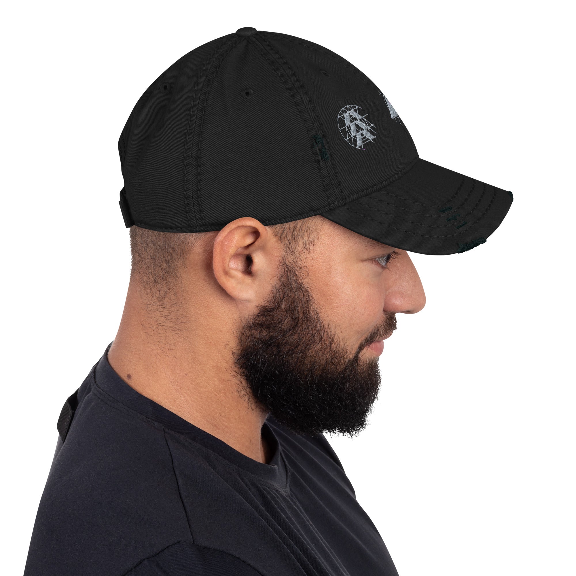 Distressed Dad Hat – Adjustable Cotton Twill Hat With Soft Crown Cap