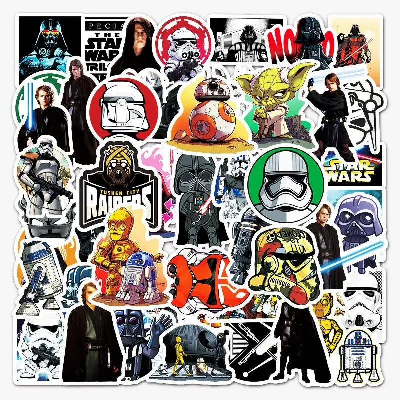 Cartoon Stickers - Colorful Sticker Pack | Durable Vinyl Waterproof Stickers