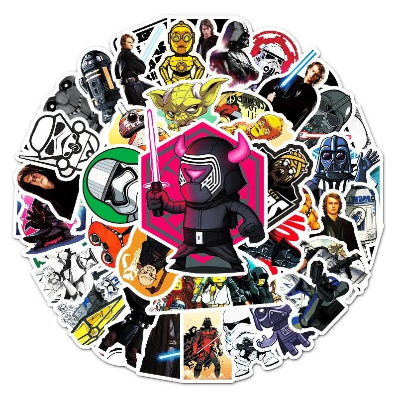 Cartoon Stickers - Colorful Sticker Pack | Durable Vinyl Waterproof Stickers