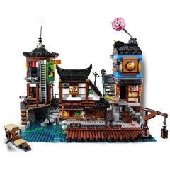 City Docks Ninjago Set – Large Brick Collection With 14 Minifigures | Durable ABS Plastic