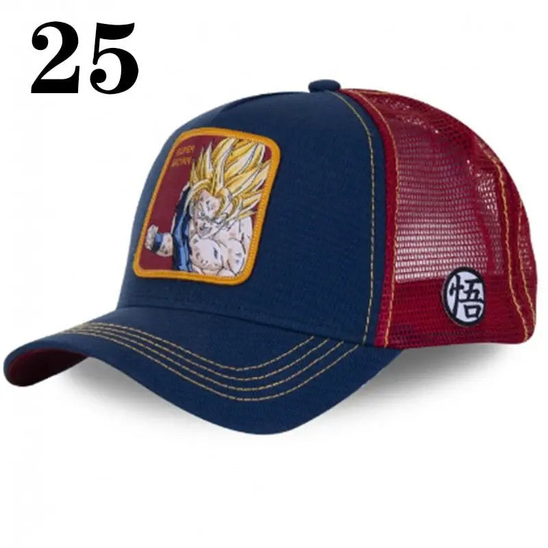 Dragon Ball Baseball Cap - Official DBZ Character Hat | Snapback Anime Cap