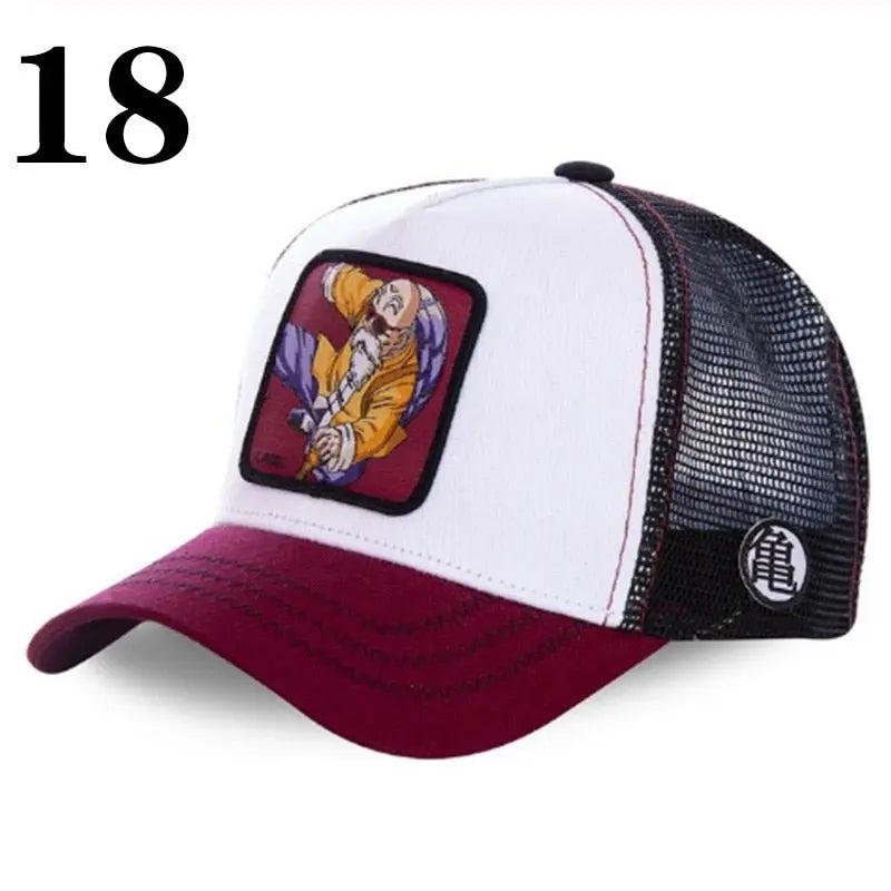Dragon Ball Baseball Cap - Official DBZ Character Hat | Snapback Anime Cap