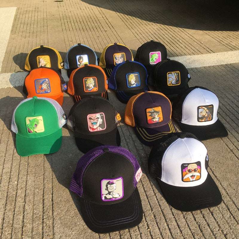 Dragon Ball Baseball Cap - Official DBZ Character Hat | Snapback Anime Cap