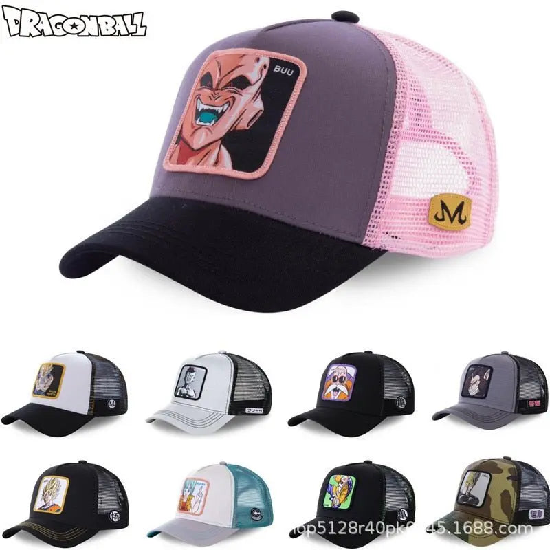 Dragon Ball Baseball Cap - Official DBZ Character Hat | Snapback Anime Cap