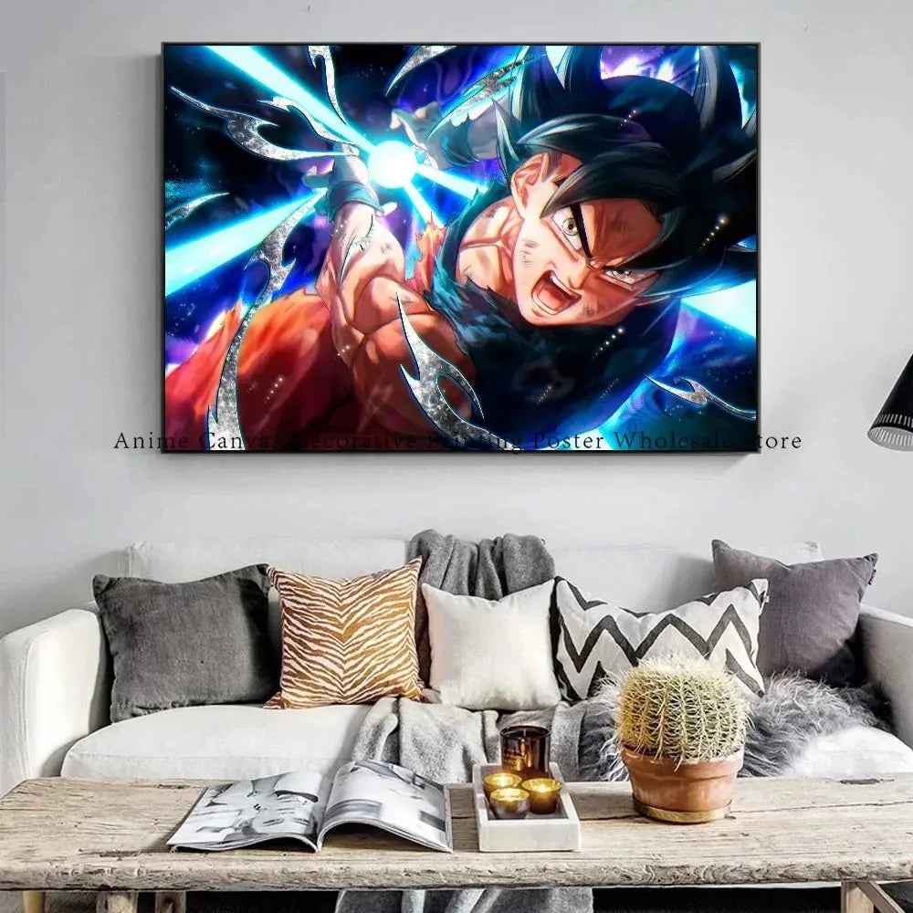 Dragon Ball Goku Poster Canvas Painting - Fashionable Home Room Decor