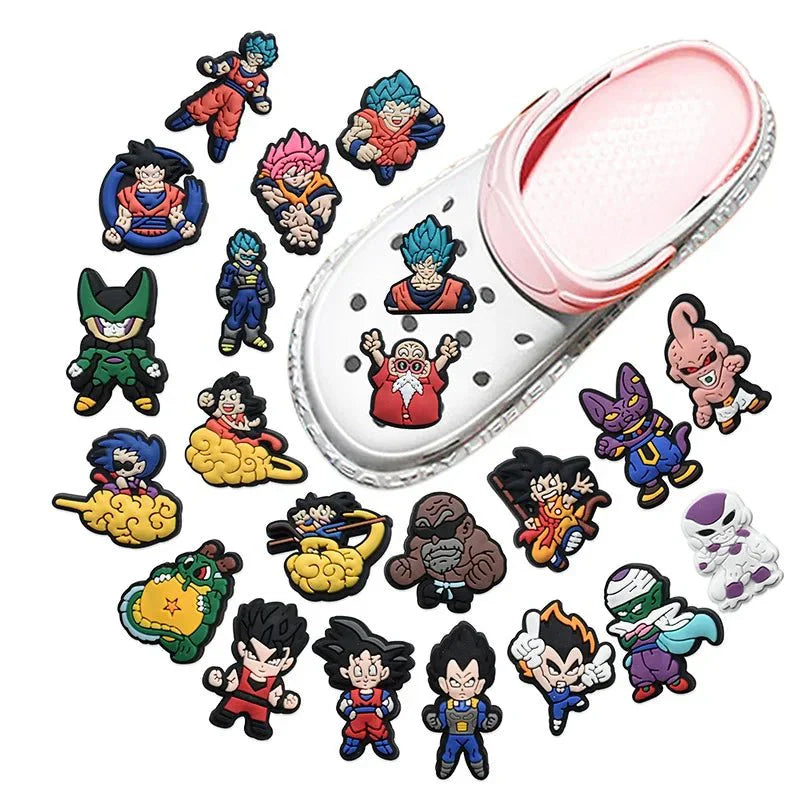 Dragon Ball Shoe Buckle - Durable Crocs Shoe Charm & Beach Slippers Accessory