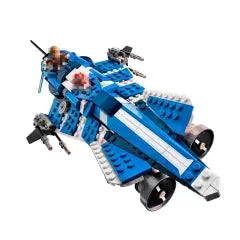Jedi Starfighter Building Set – Custom Starfighter Toy With ABS Plastic Bricks & Minifigures