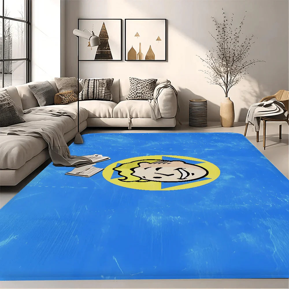 Fallout-Themed Floor Mat, Anti-Slip Bathroom Mat, Kids' Bedroom Doormat, Living Room Welcome Rug