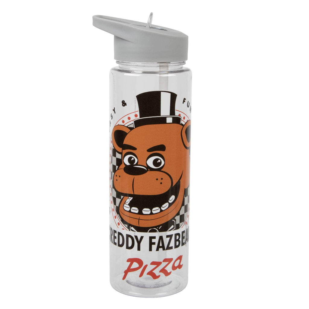Five Nights at Freddy's Water Bottle - 24 Oz Tritan Leak Resistant with Reusable Straw