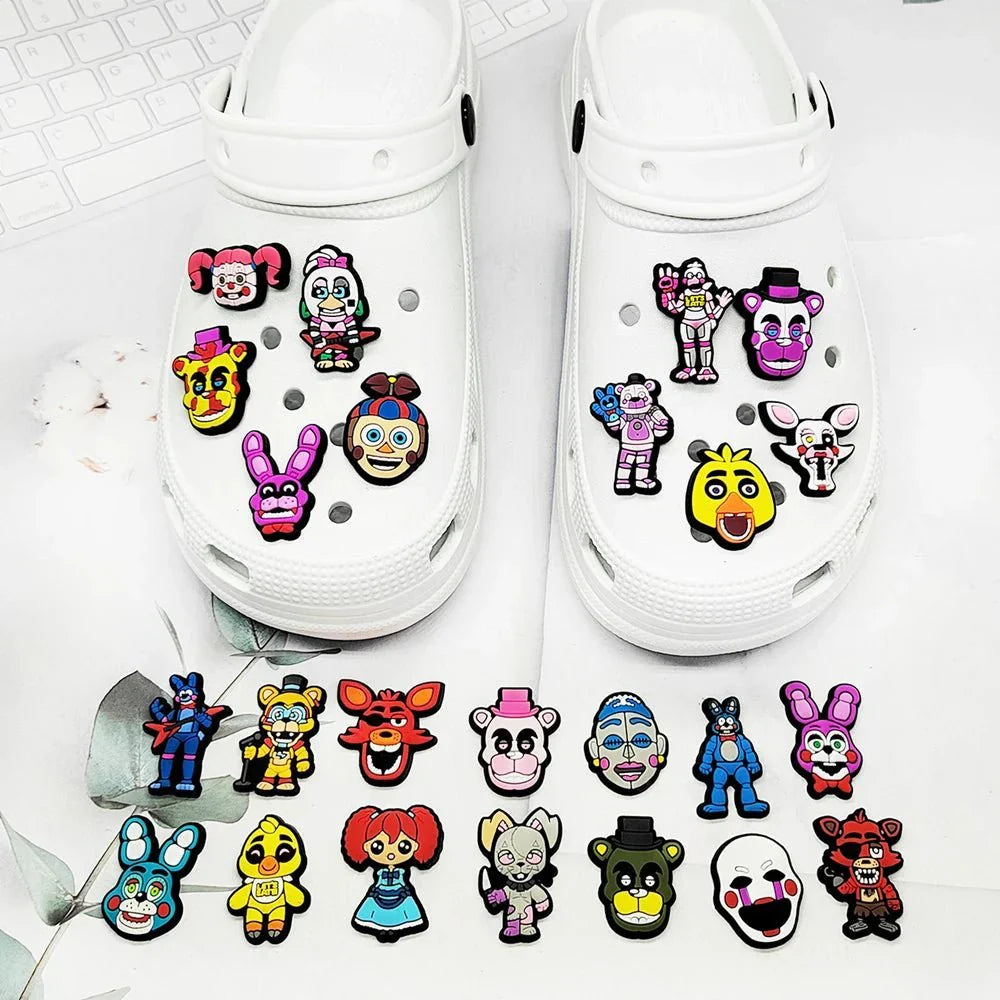 Five Nights at Freddy's Shoe Charms - Durable FNAF Crocs Charms & Stylish Decorations