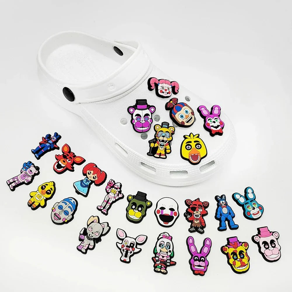 Five Nights at Freddy's Shoe Charms - Durable FNAF Crocs Charms & Stylish Decorations