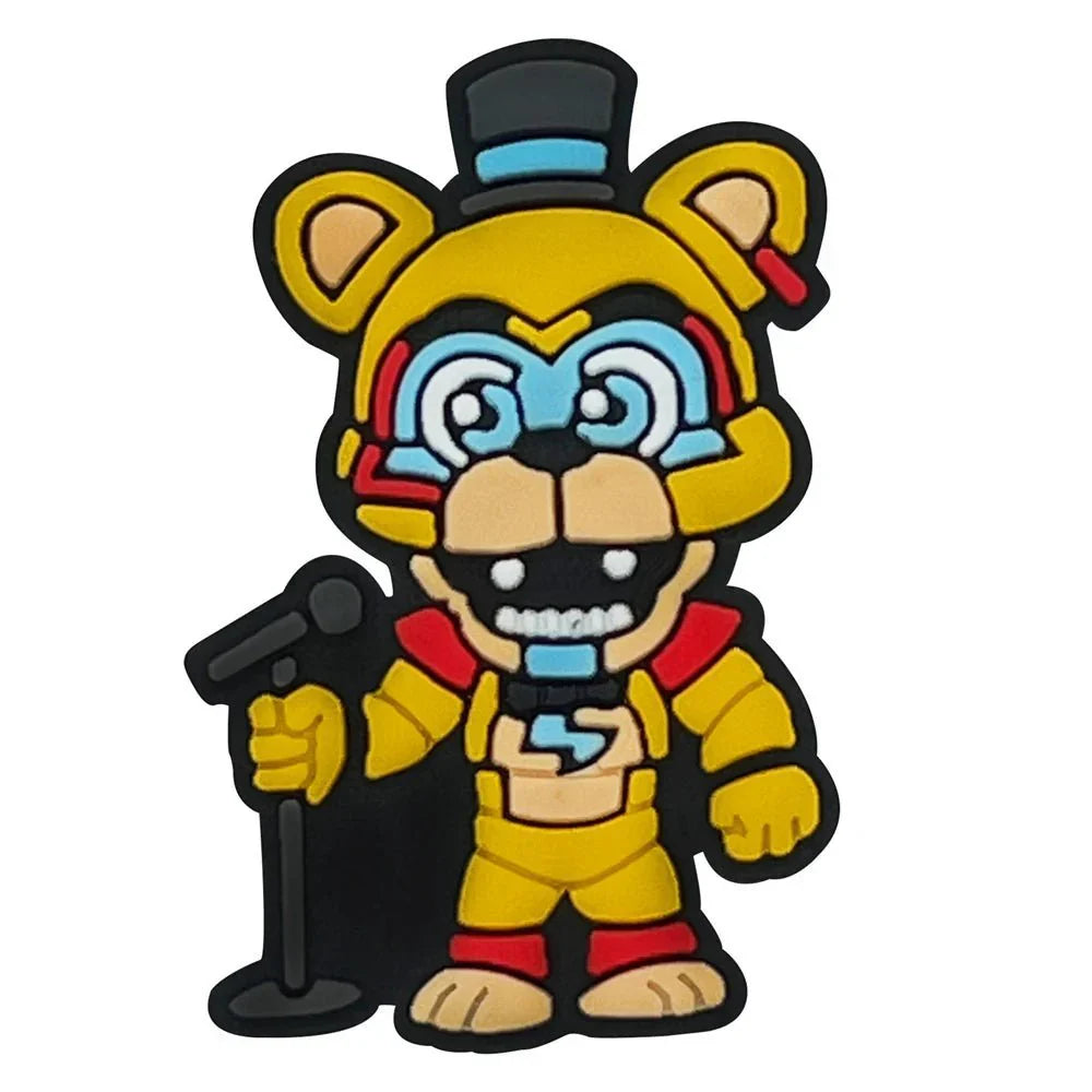 Five Nights at Freddy's Shoe Charms - Durable FNAF Crocs Charms & Stylish Decorations