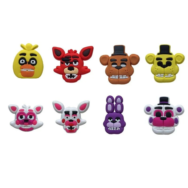 Five Nights at Freddy's Shoe Charms - Durable FNAF Crocs Charms & Stylish Decorations