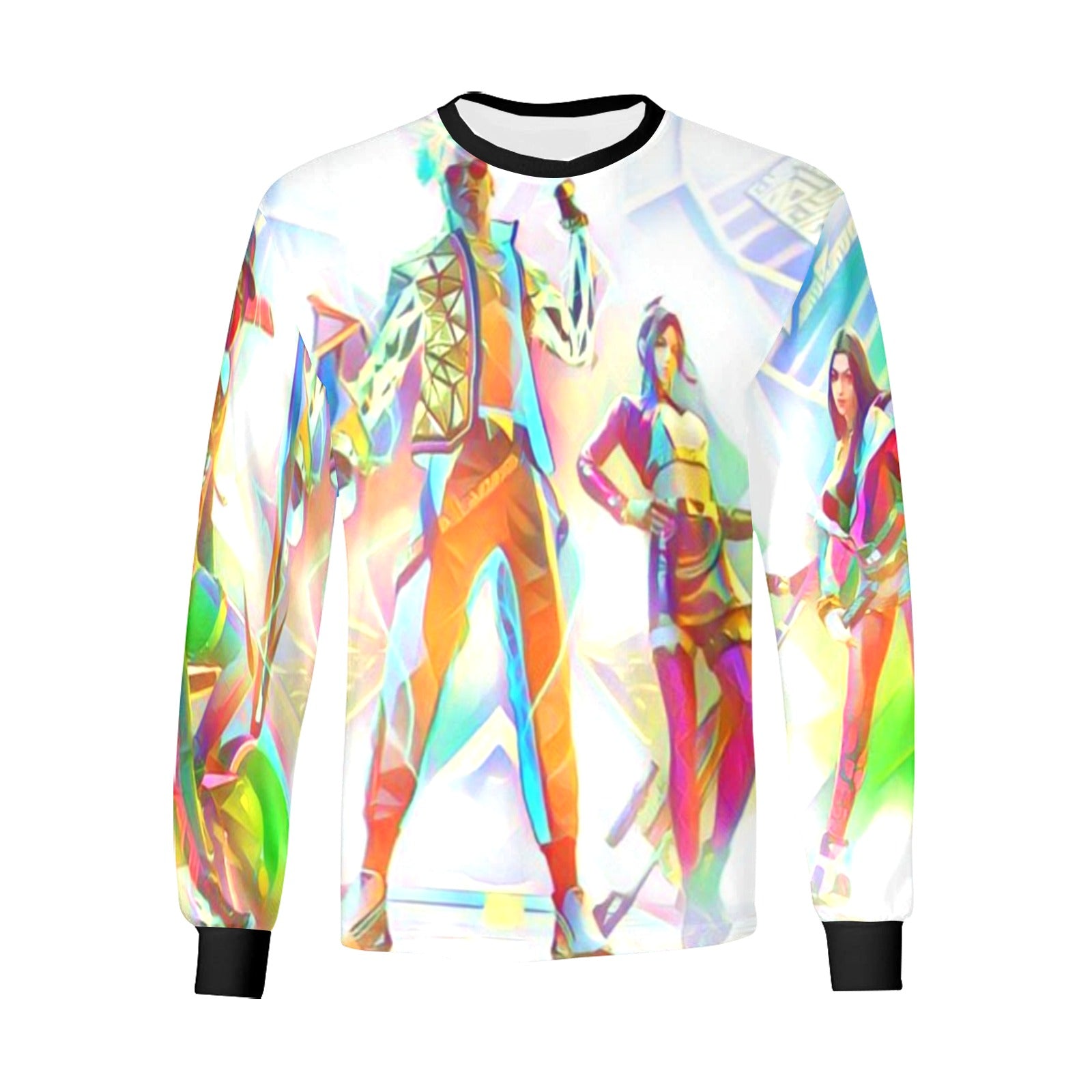 Men's Long Sleeve Shirt – Free Fire Apparel | Breathable Cotton Blend Tee