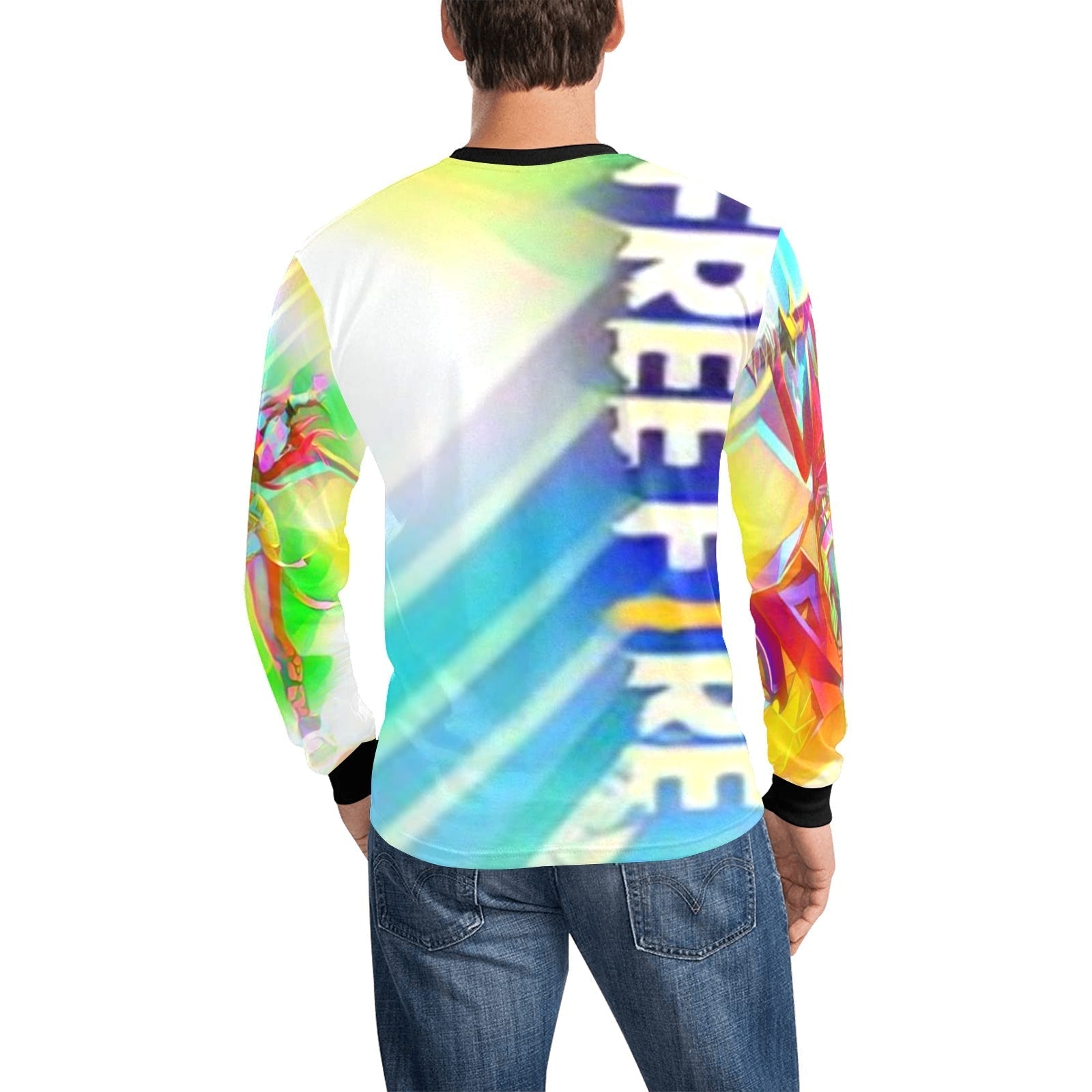 Men's Long Sleeve Shirt – Free Fire Apparel | Breathable Cotton Blend Tee