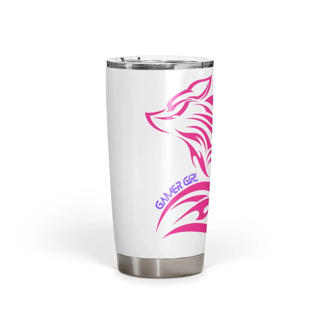 Custom 20oz Tumbler - Gamer Girl Tumbler With Double Wall Insulated Stainless Steel