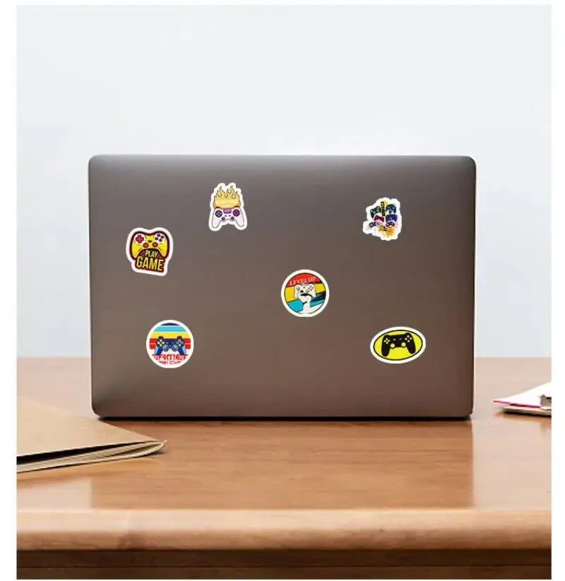 Gamepad Stickers – Gamer Stickers PVC Sticker Pack | Waterproof, Colorful Designs
