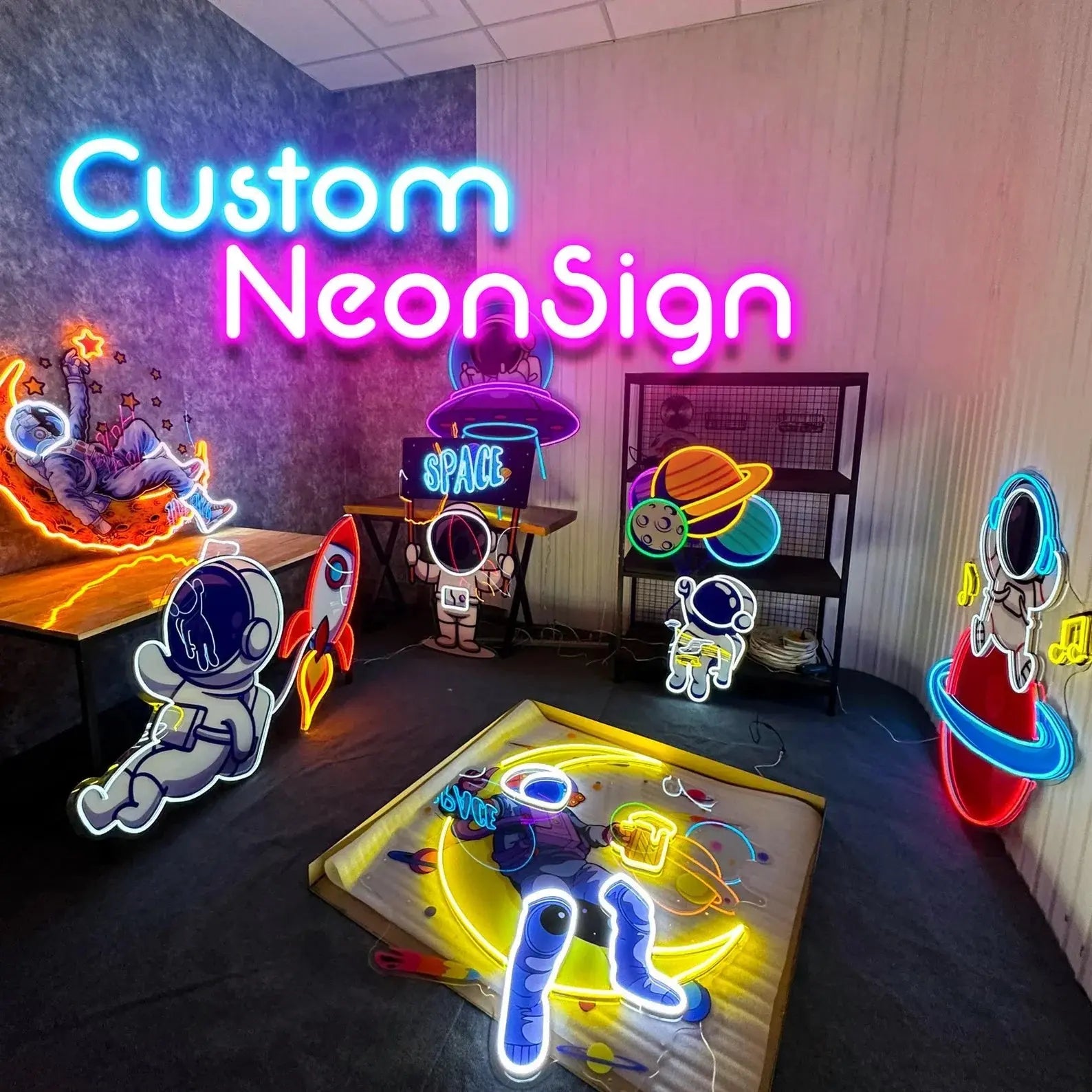 Glowing Nightmares: Five Nights at Freddy’s Neon Sign