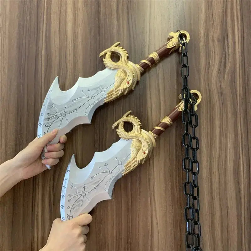 Cosplay Axe Prop – God of War Athena Blade Tomahawk | PU Foam Weapon Replica