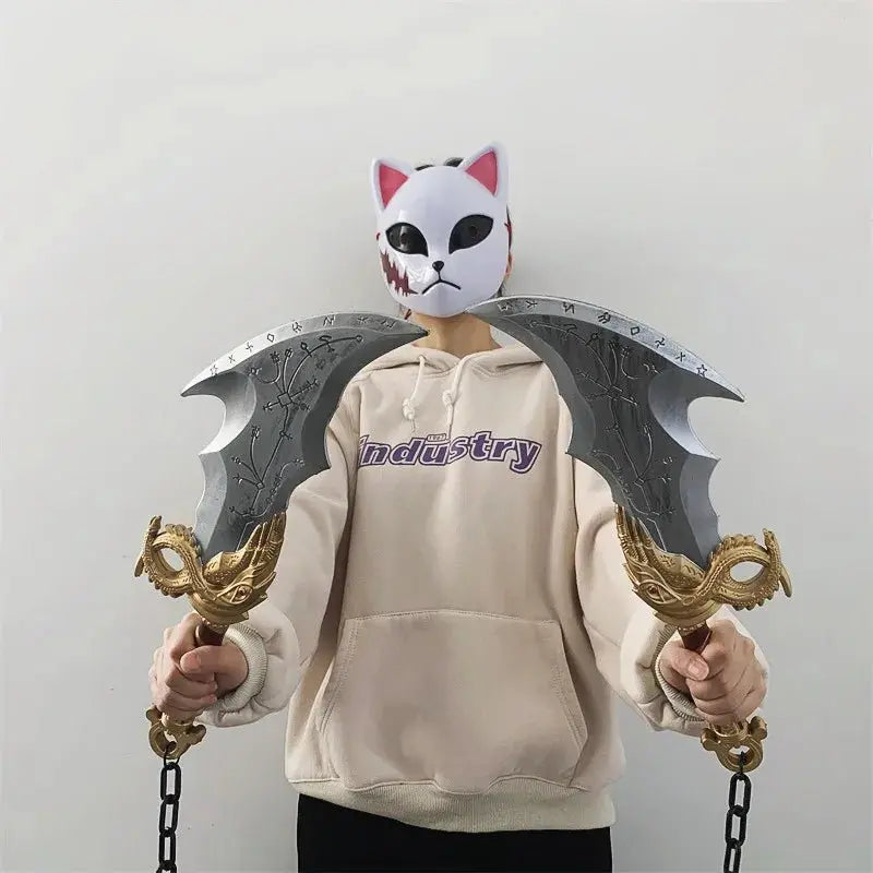 Cosplay Axe Prop – God of War Athena Blade Tomahawk | PU Foam Weapon Replica