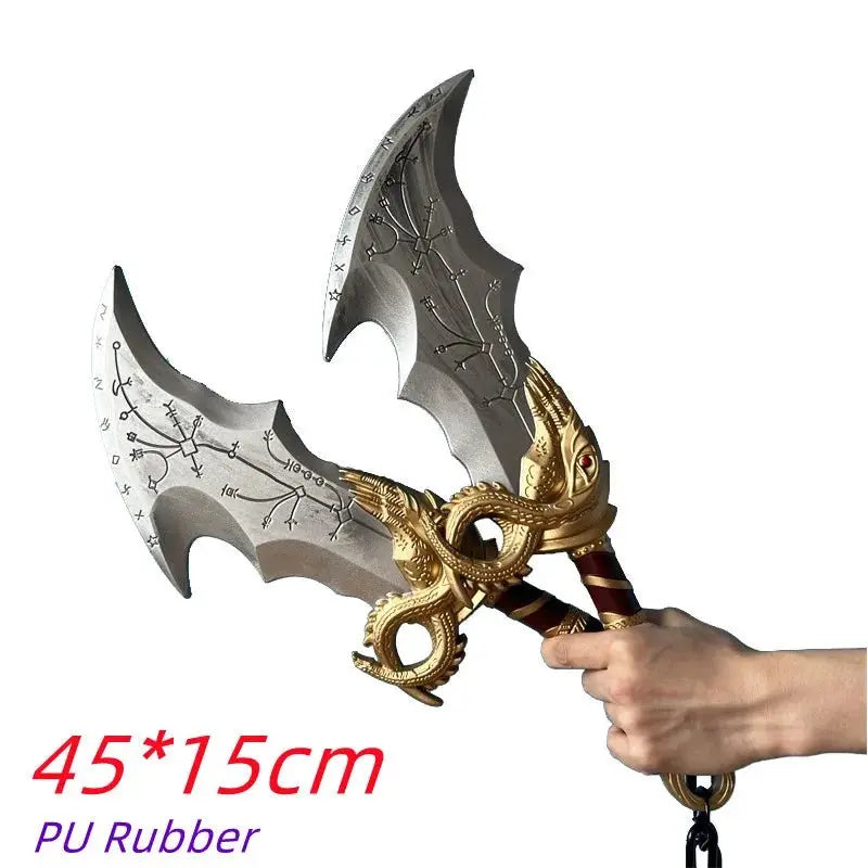 Cosplay Axe Prop – God of War Athena Blade Tomahawk | PU Foam Weapon Replica