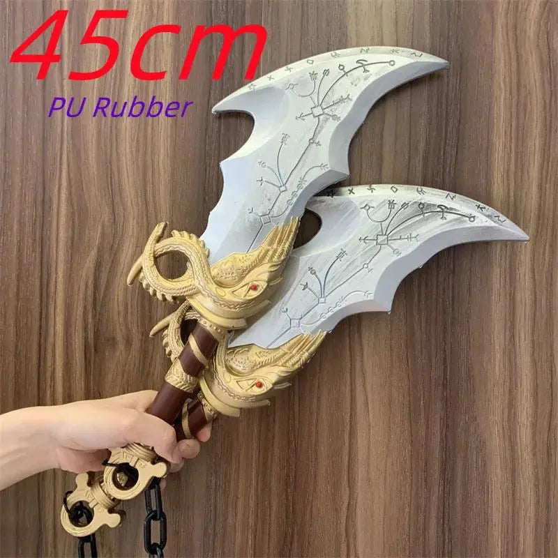 Cosplay Axe Prop – God of War Athena Blade Tomahawk | PU Foam Weapon Replica