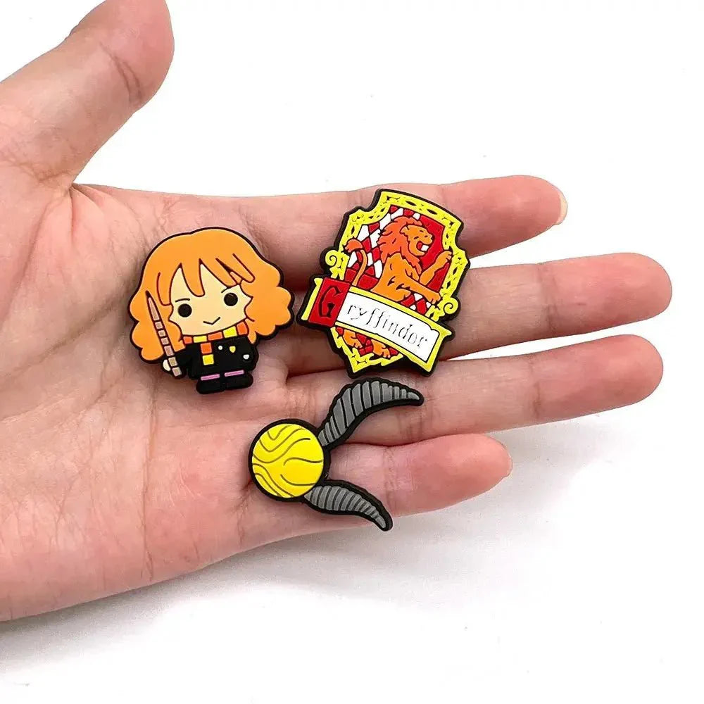 Harry Potter Shoe Charms – Durable PVC Buckles | Kids Croc Sandal Accessories