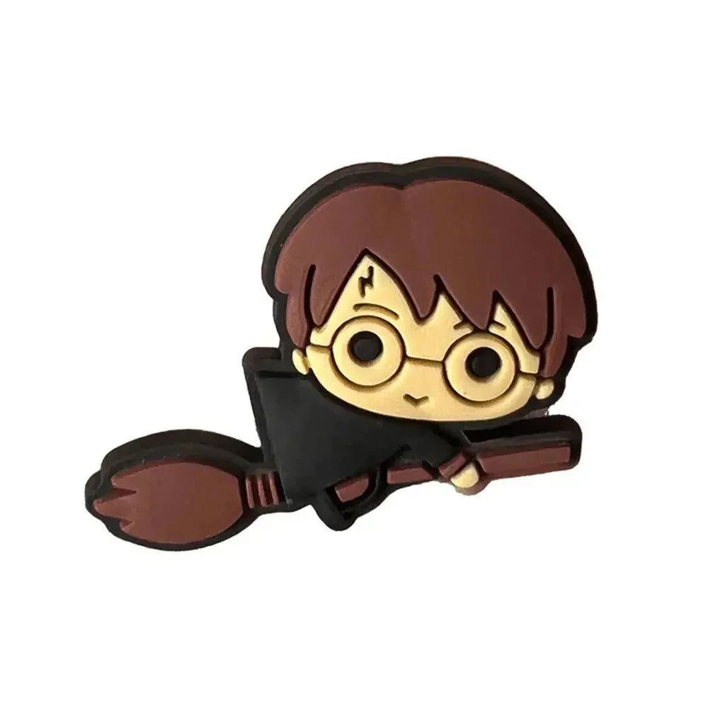 Harry Potter Shoe Charms – Durable PVC Buckles | Kids Croc Sandal Accessories