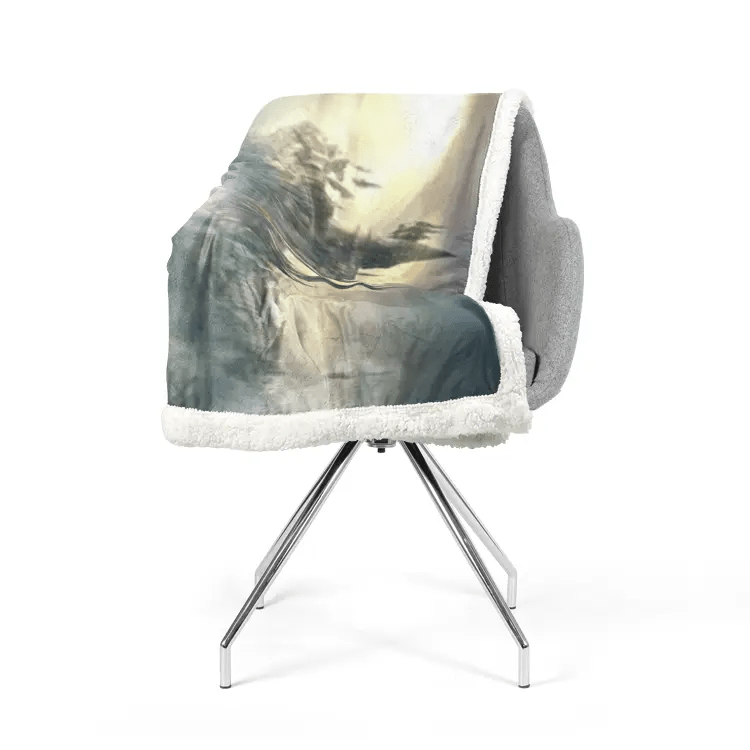 Hogwarts Soft Blanket – Double Sided Plush Throw | Grey Cozy Polyester Fleece