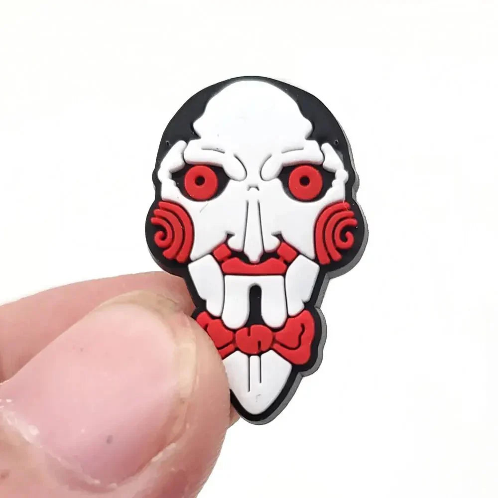 Horror Shoe Charms – Durable Vampire Shoe Buckle Decorations | Rubber Set