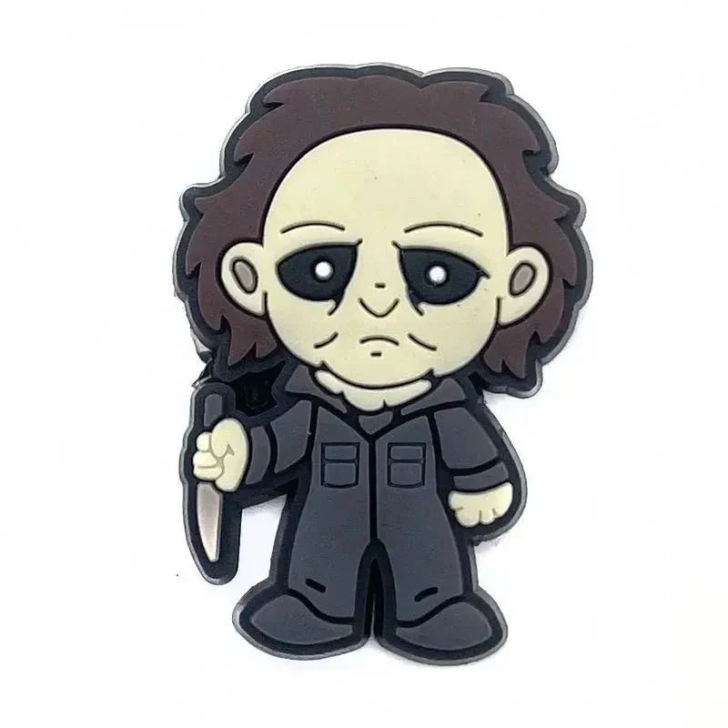 Horror Shoe Charms – Durable Vampire Shoe Buckle Decorations | Rubber Set