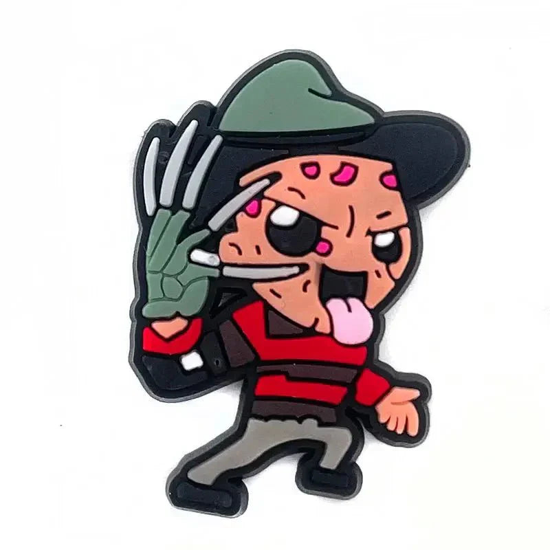 Horror Shoe Charms – Durable Vampire Shoe Buckle Decorations | Rubber Set