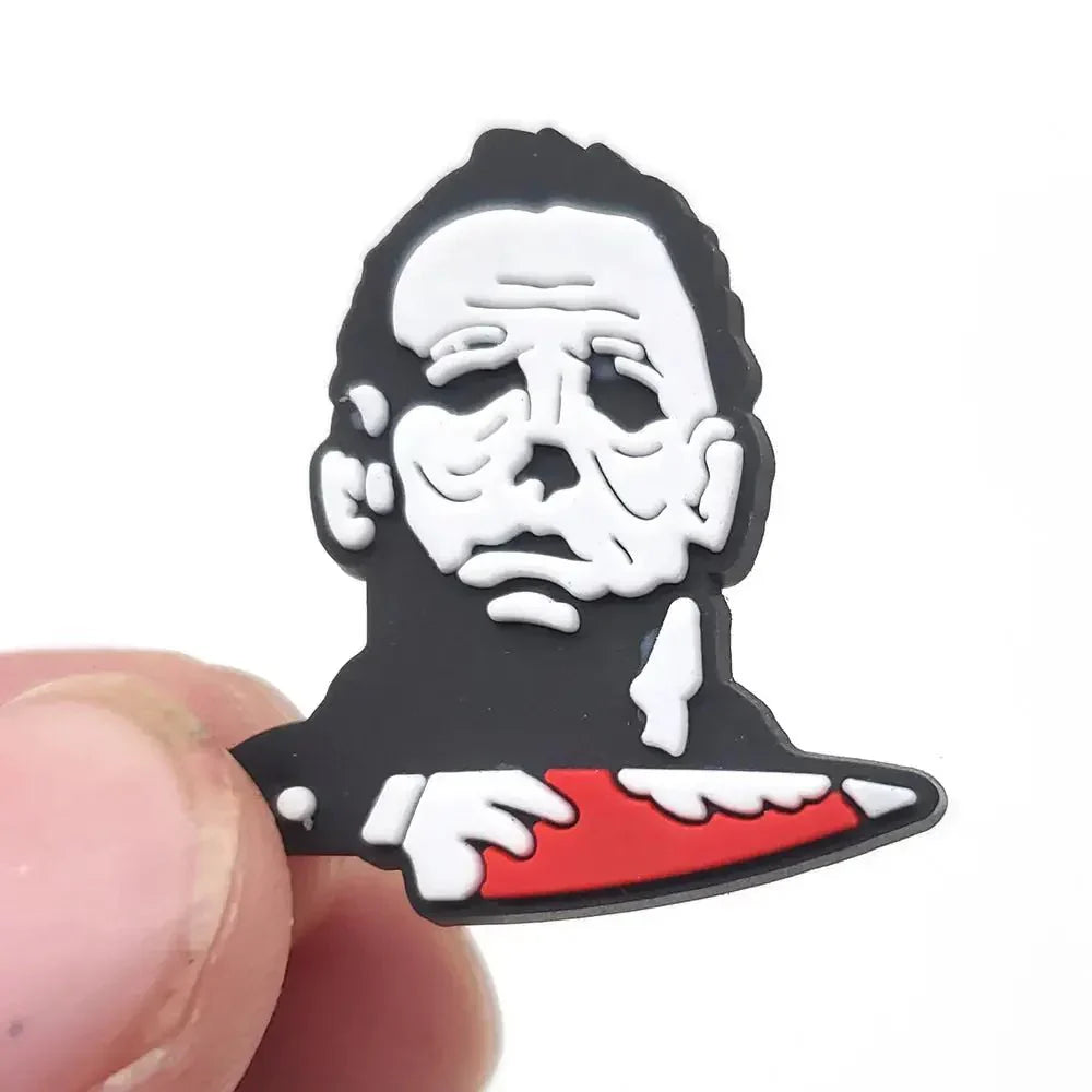 Horror Shoe Charms – Durable Vampire Shoe Buckle Decorations | Rubber Set