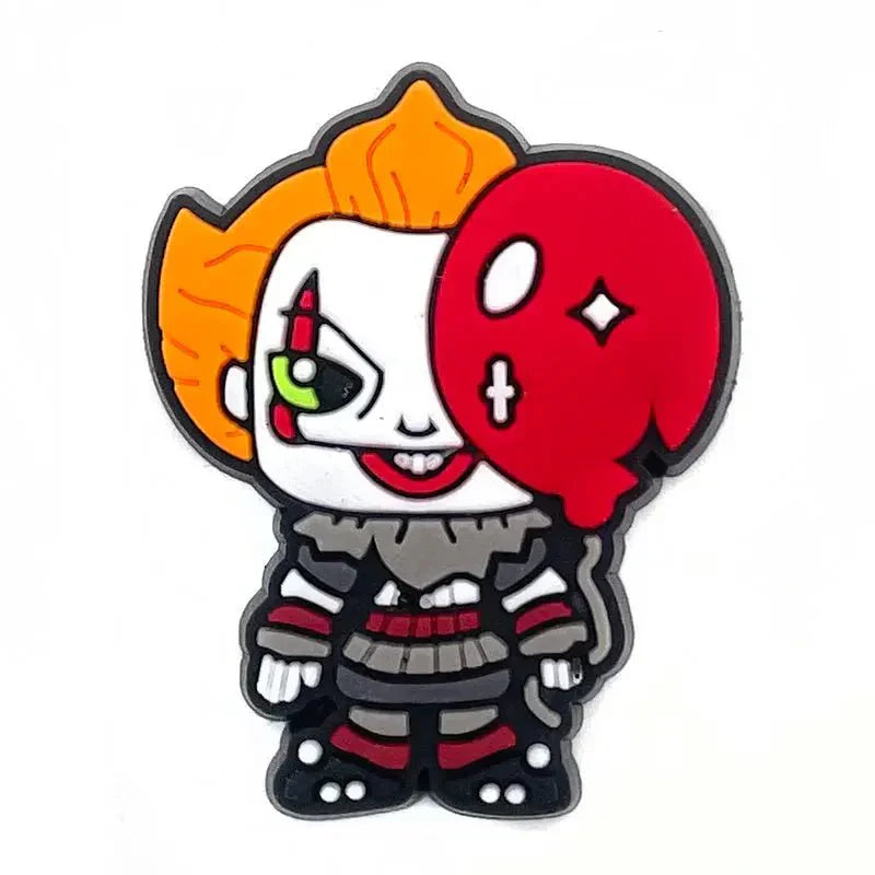 Horror Shoe Charms – Durable Vampire Shoe Buckle Decorations | Rubber Set