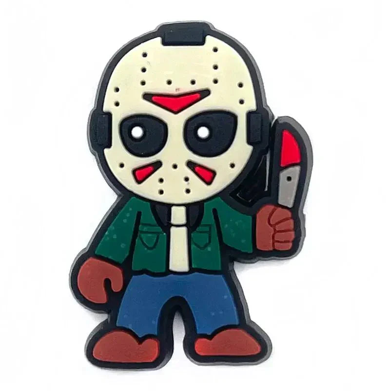 Horror Shoe Charms – Durable Vampire Shoe Buckle Decorations | Rubber Set