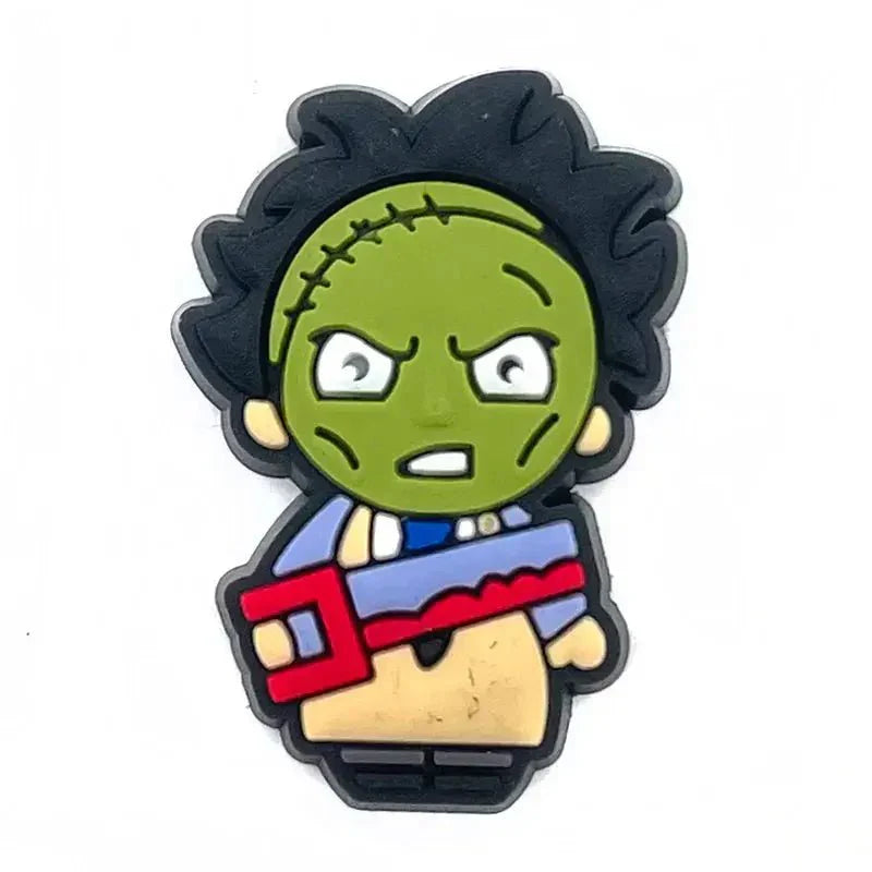 Horror Shoe Charms – Durable Vampire Shoe Buckle Decorations | Rubber Set