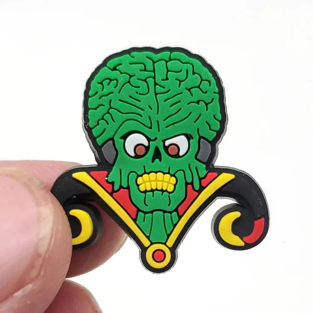 Horror Shoe Charms – Durable Vampire Shoe Buckle Decorations | Rubber Set