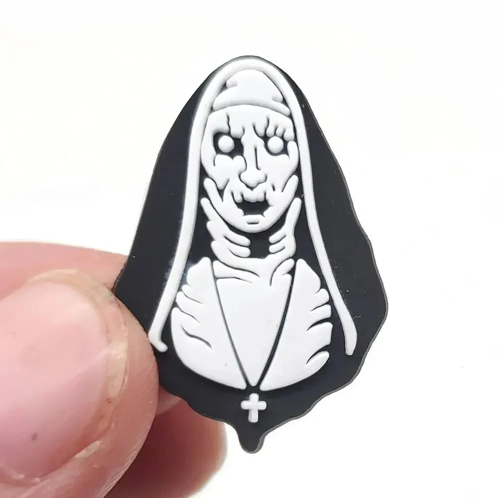 Horror Shoe Charms – Durable Vampire Shoe Buckle Decorations | Rubber Set