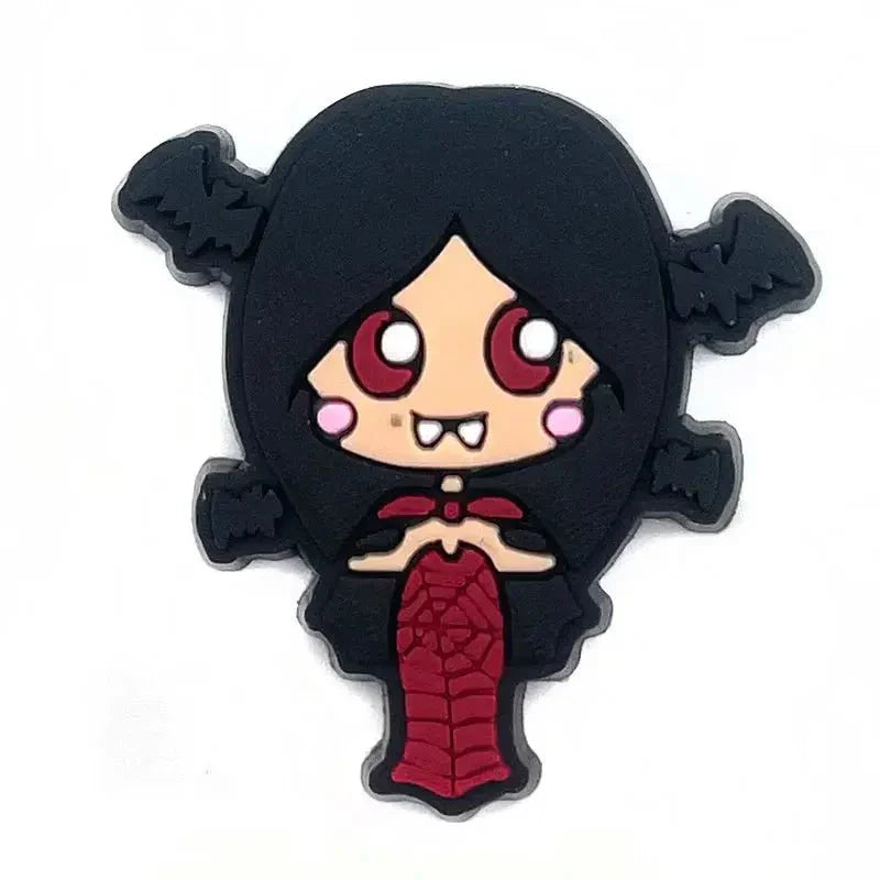 Horror Shoe Charms – Durable Vampire Shoe Buckle Decorations | Rubber Set