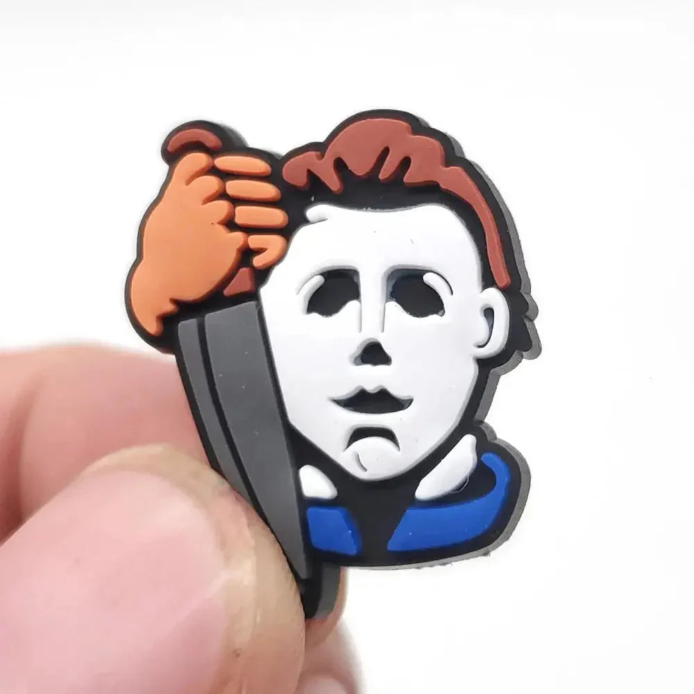 Horror Shoe Charms – Durable Vampire Shoe Buckle Decorations | Rubber Set